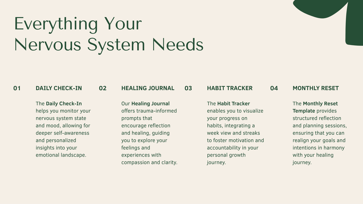 Elysian Life OS — What's inside the healing Notion template