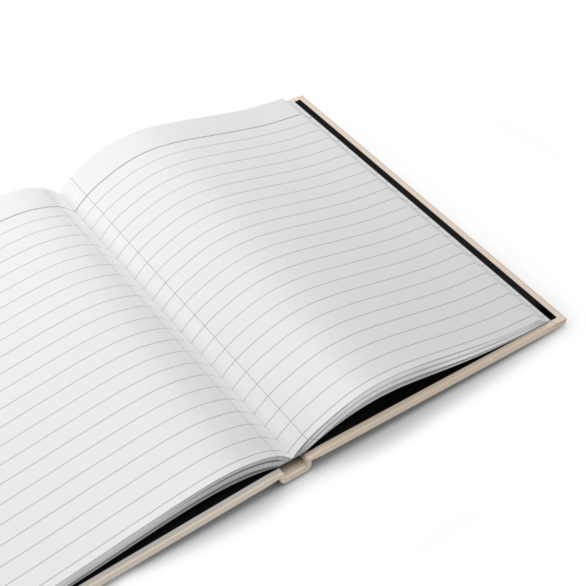 Matchstick Minimalist Hardcover Journal — Lined Notebook for Ideas & Reflection