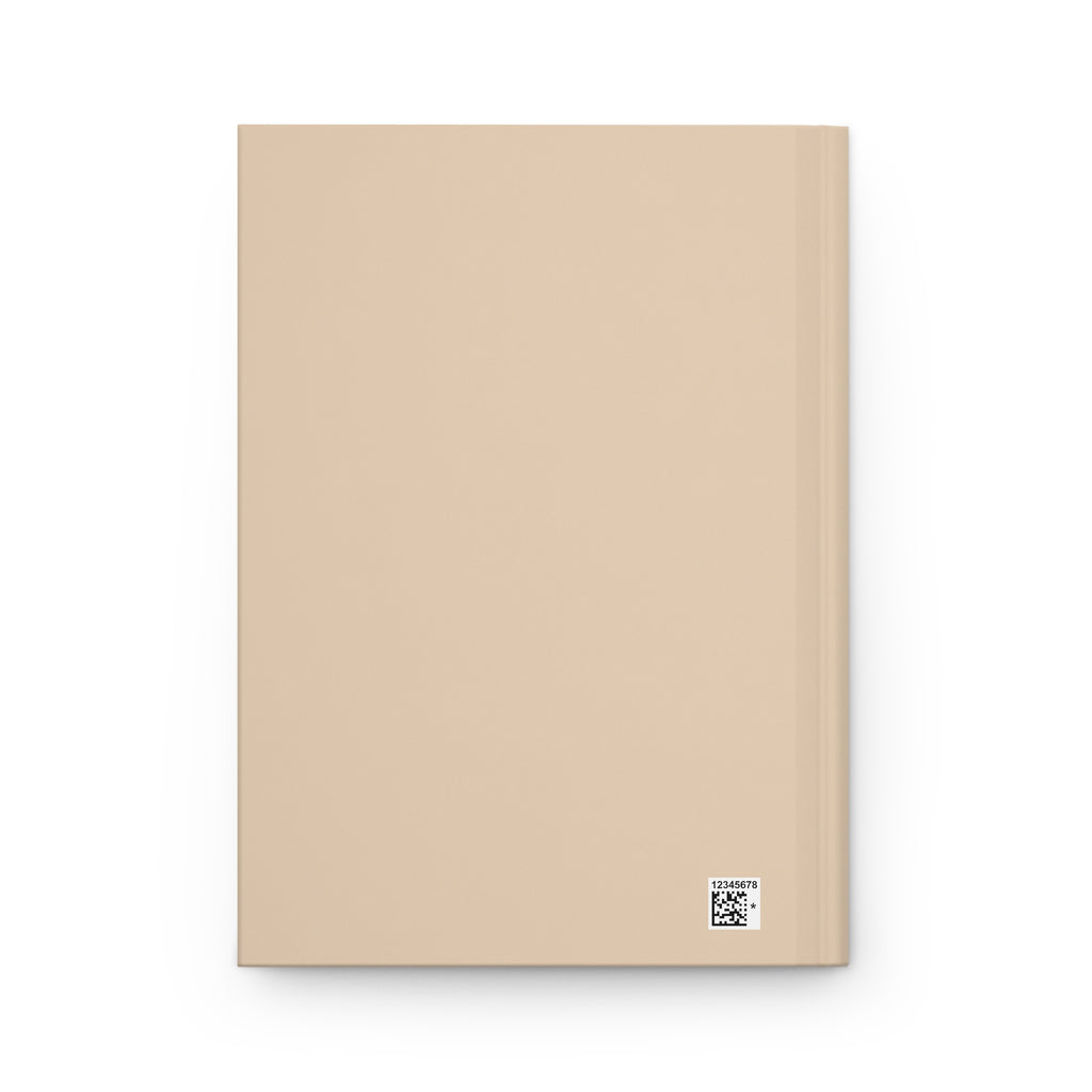 Lip Print Hardcover Journal — Chic Red Lips Lined Notebook
