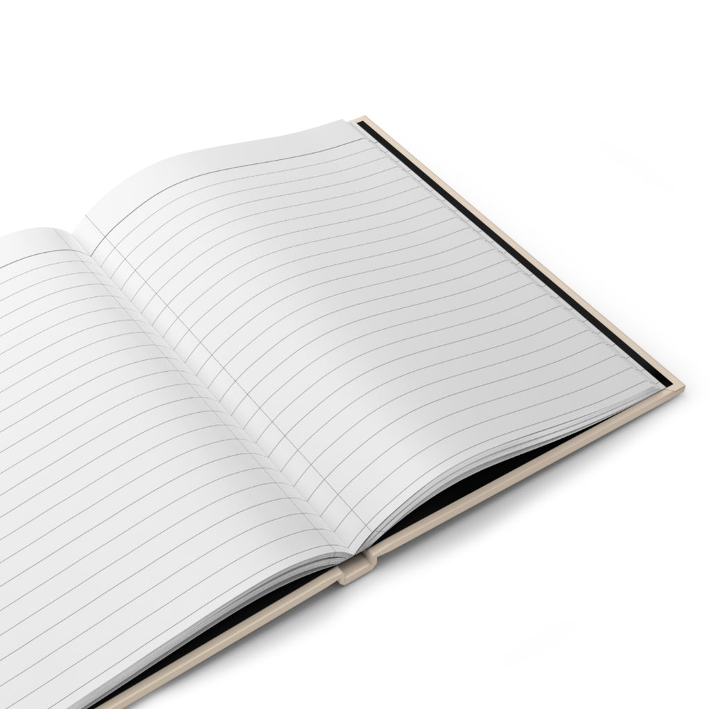 Red Yarn Ball Hardcover Journal — Lined Notebook for Knitters & Creative Notes