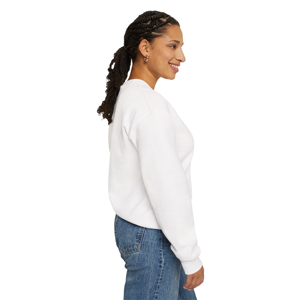 Cute Duck with blue bow Unisex Heavy Blend™ Crewneck Sweatshirt