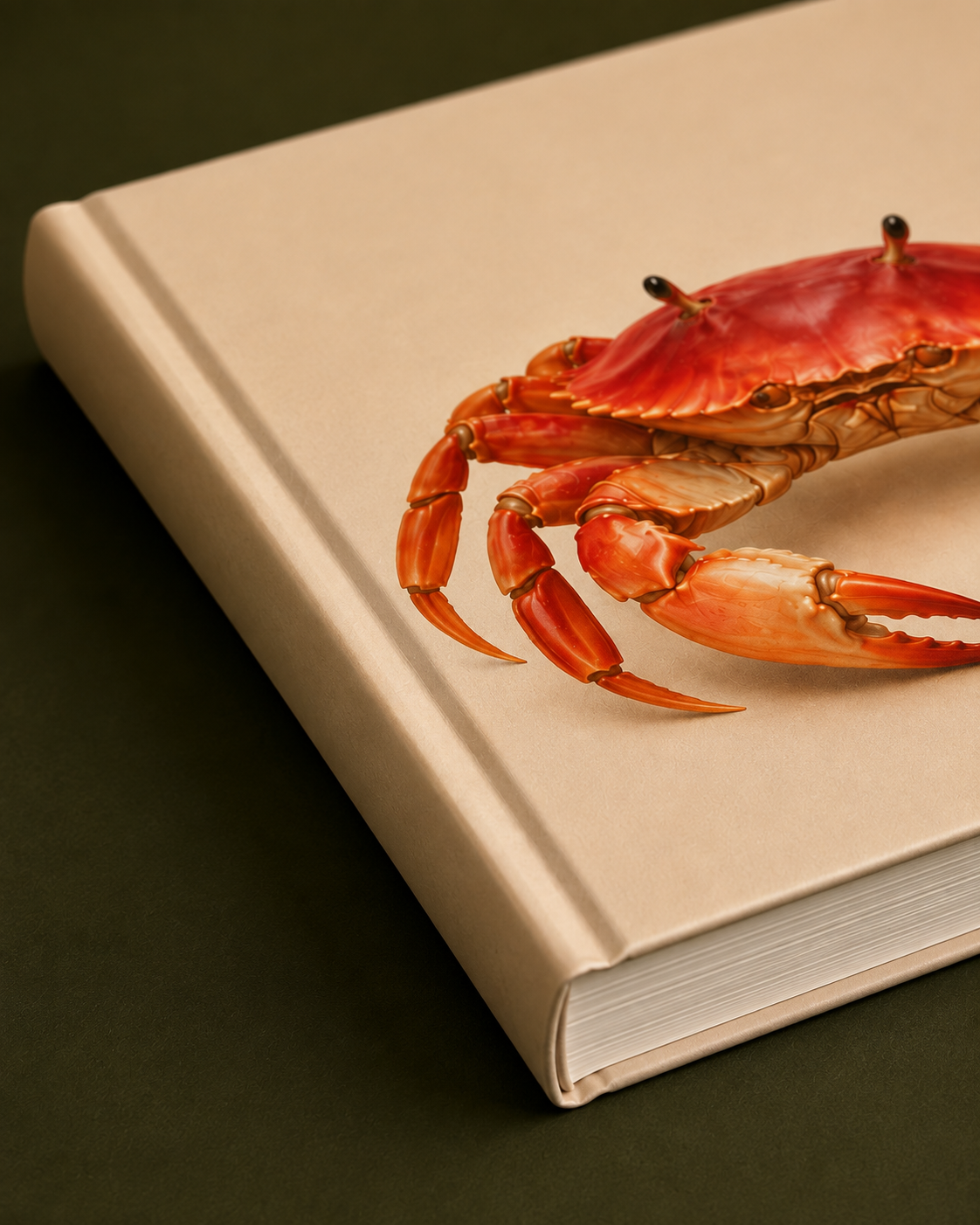 Coastal Crab Notebook – Ocean Lover Hardcover Journal