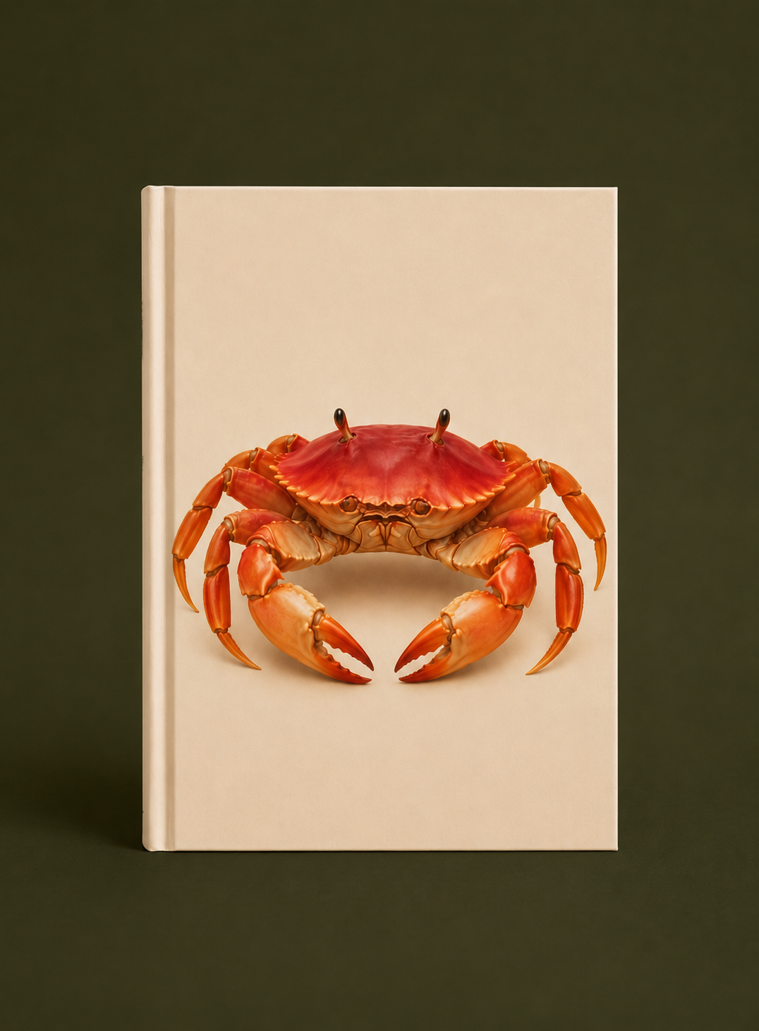 Coastal Crab Notebook – Ocean Lover Hardcover Journal