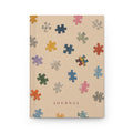Puzzle Pieces Hardcover Journal — Lined Notebook for Creative Reflection