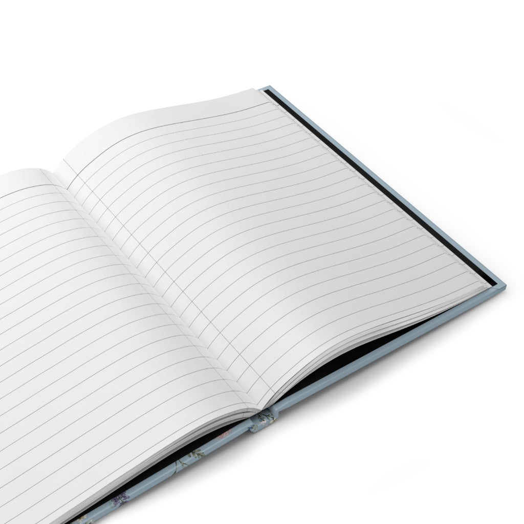 Blue Wildflower Journal – Floral Lined Notebook for Writing, Notes & Everyday Journaling, Hardcover