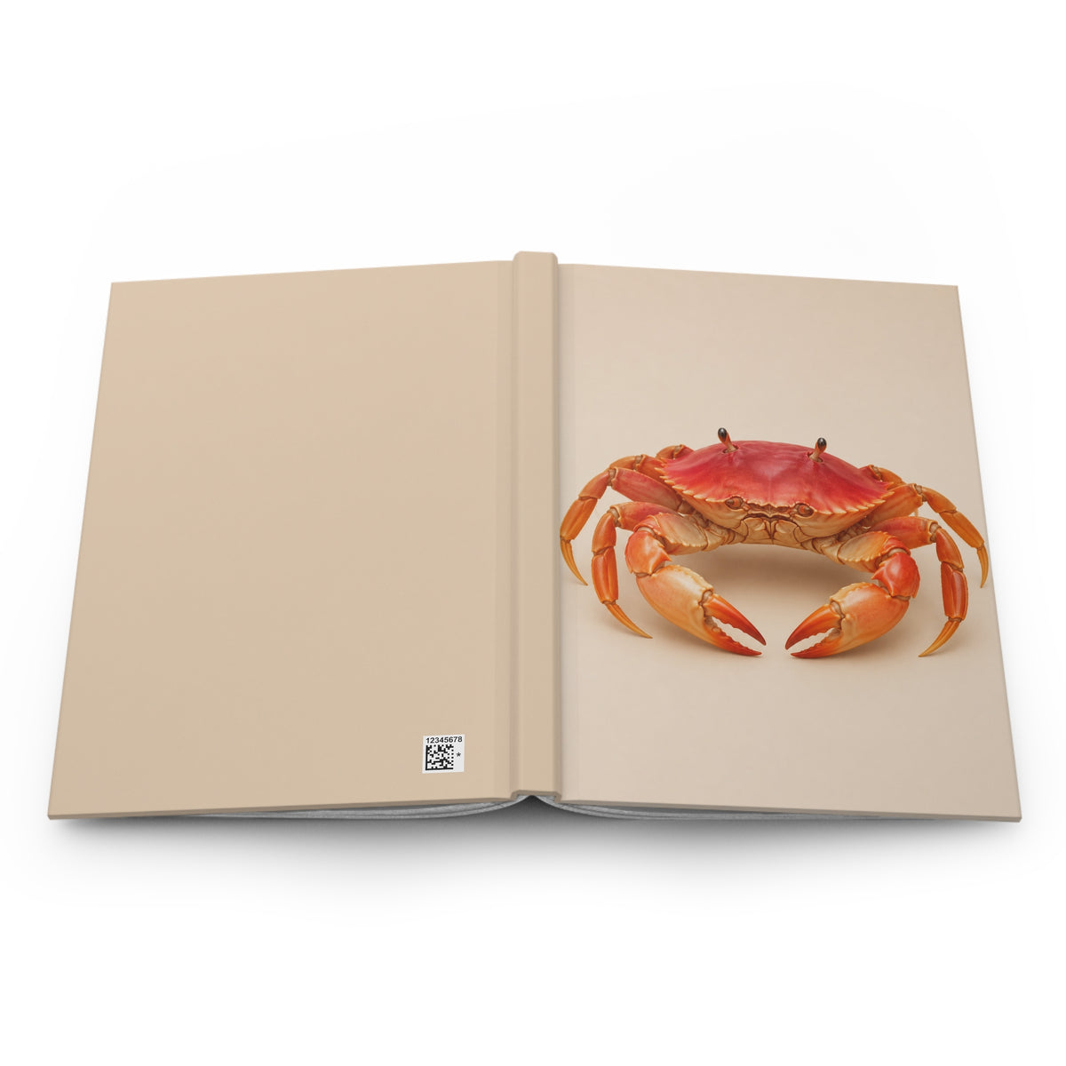 Coastal Crab Notebook – Ocean Lover Hardcover Journal