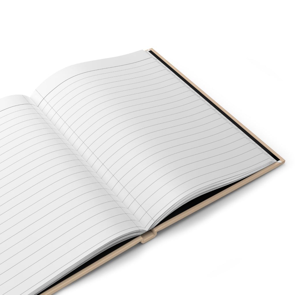 Rainbow Lips Hardcover Journal — Lined Matte Notebook for Pride, Self-Expression & Creative Writing