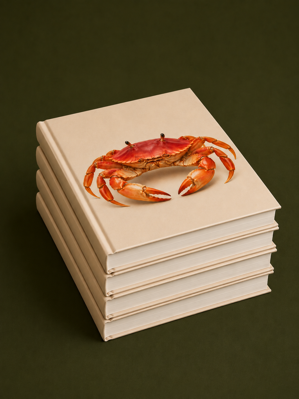 Coastal Crab Notebook – Ocean Lover Hardcover Journal