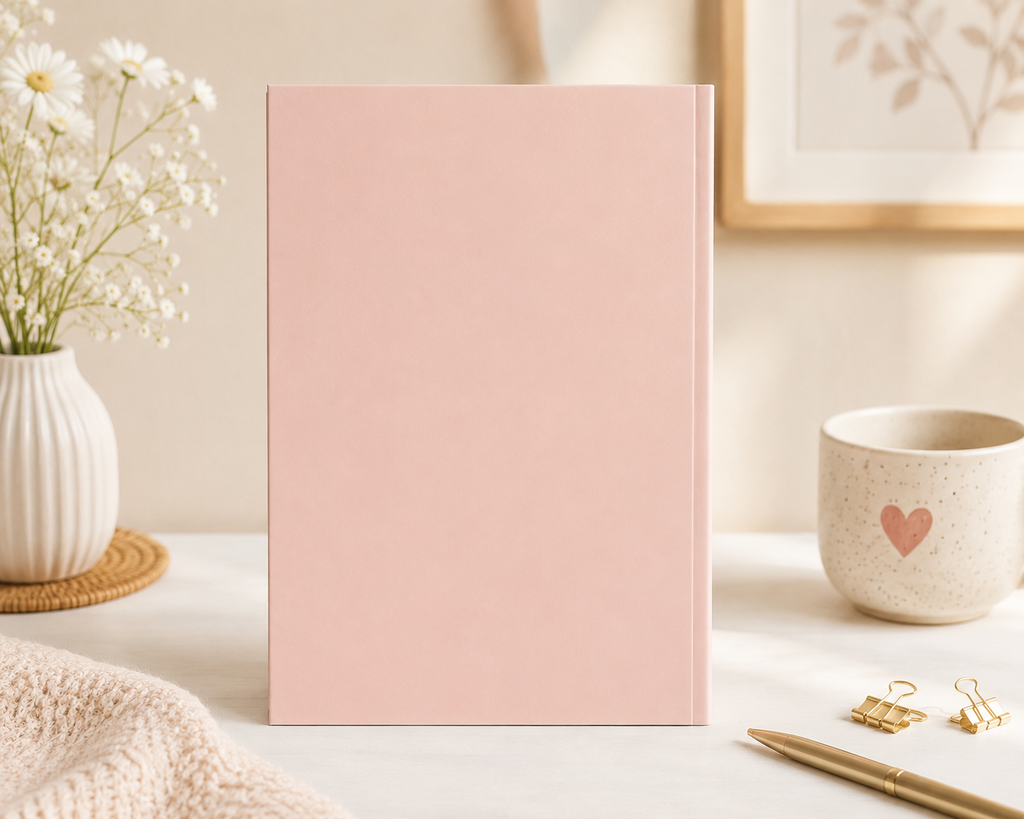Enjoy the Little Things — Cute Goose Lined Notebook