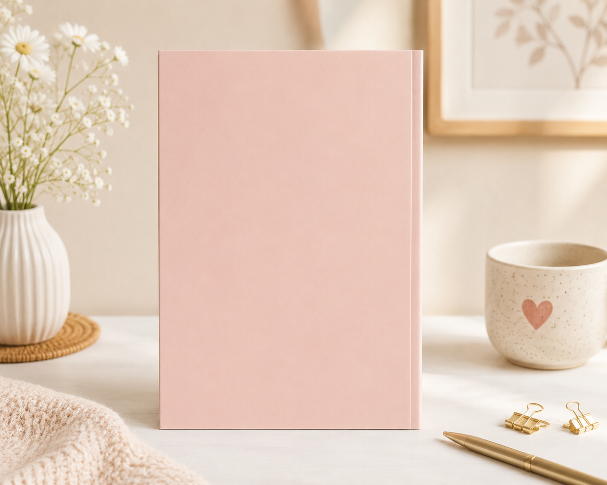 Enjoy the Little Things — Cute Goose Lined Notebook