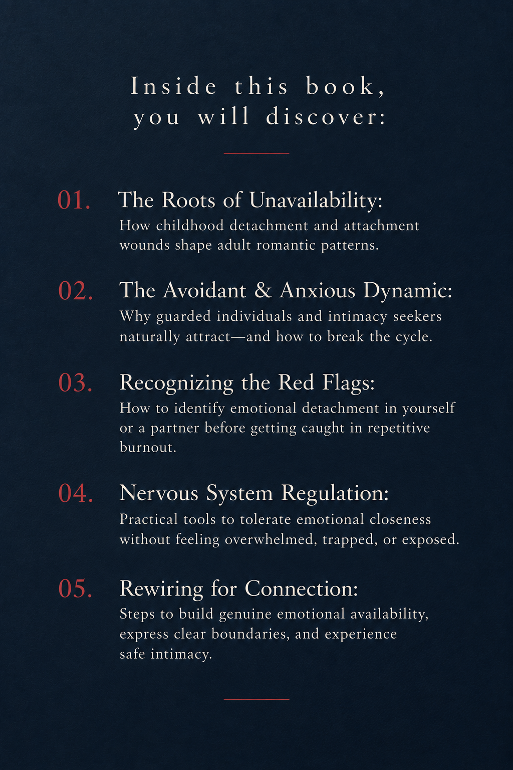 Emotionally Unavailable- Recognizing Distant Patterns, Healing the Fear of Intimacy, and Breaking the Cycle